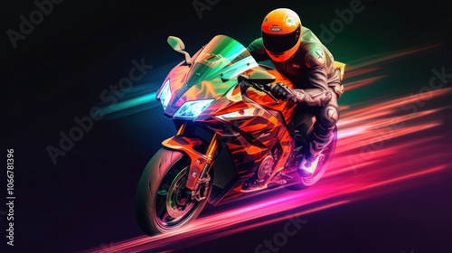 Motorcycle Speed Blur