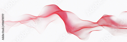 a sleek tech background for cable, light mode with red and white as main color , features abstract flowing lines and curves, primarily in shades of red and white