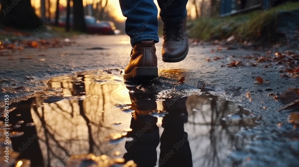Reflection in a Puddle Reflection in a Puddle