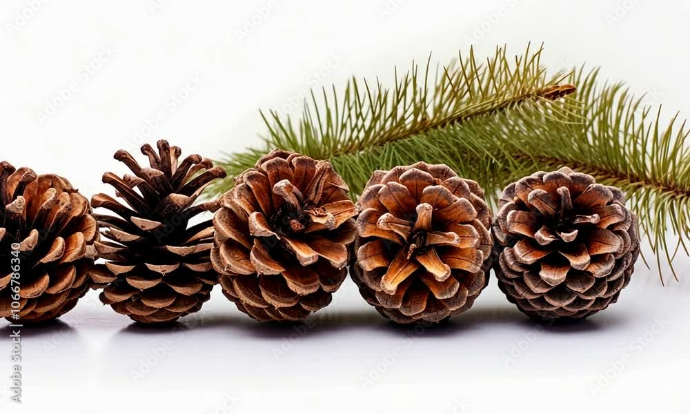 Nature’s artistry in detail with pinecones and evergreen sprigs arranged beautifully Nature’s artistry in detail with pinecones and evergreen sprigs arranged beautifully