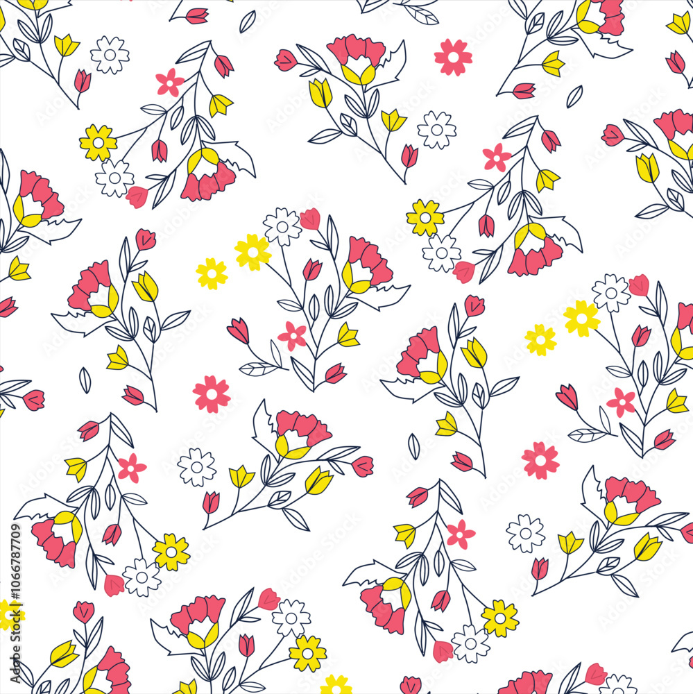 flower all over pattern print vector design flower all over pattern print vector design