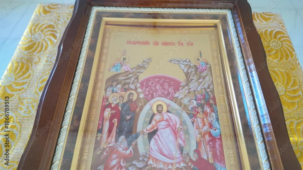 fresco in the church
