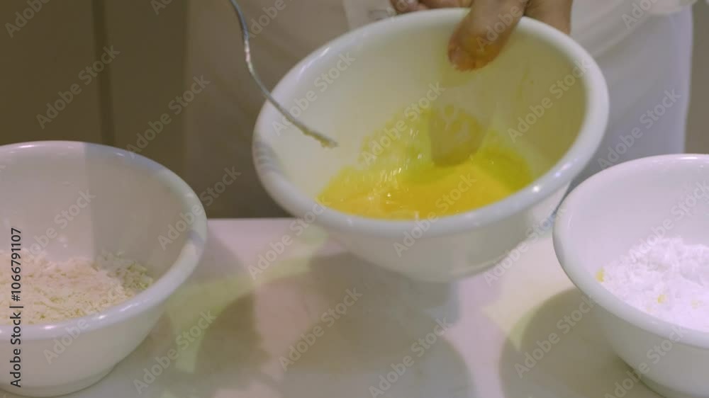 Whisking Eggs in Bowl - Close-up - Cooking, Baking, Food Preparation, Kitchen, Ingredients, Mixing, Culinary Arts, Chef, Baker, Recipe, Whisking Eggs in Bowl - Close-up - Cooking, Baking, Food Preparation, Kitchen, Ingredients, Mixing, Culinary Arts, Chef, Baker, Recipe,