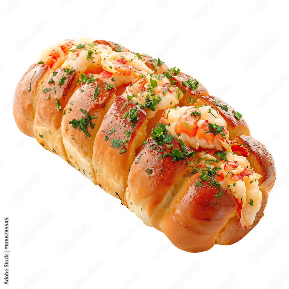 Lobster Roll Bread on Transparent Background Lobster Roll Bread on Transparent Background