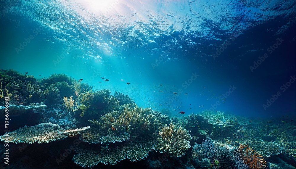 Fototapeta premium Explore the wonders of a mysterious underwater realm.