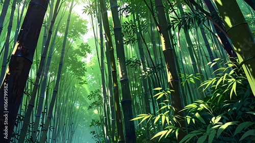 Peaceful Bamboo Forest photo