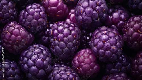 Delicious, healthy blackberries straight out of the freezer