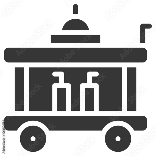 Food trolley icon