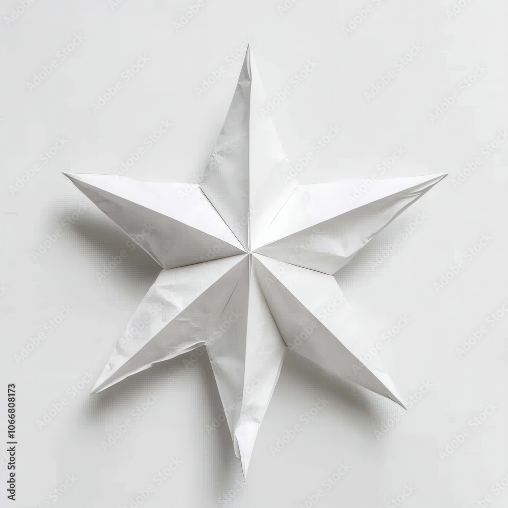 white paper star with sharp points, perfect for decoration or craft projects, adds touch of elegance and simplicity to any space. Ideal for festive occasions or artistic displays white paper star with sharp points, perfect for decoration or craft projects, adds touch of elegance and simplicity to any space. Ideal for festive occasions or artistic displays