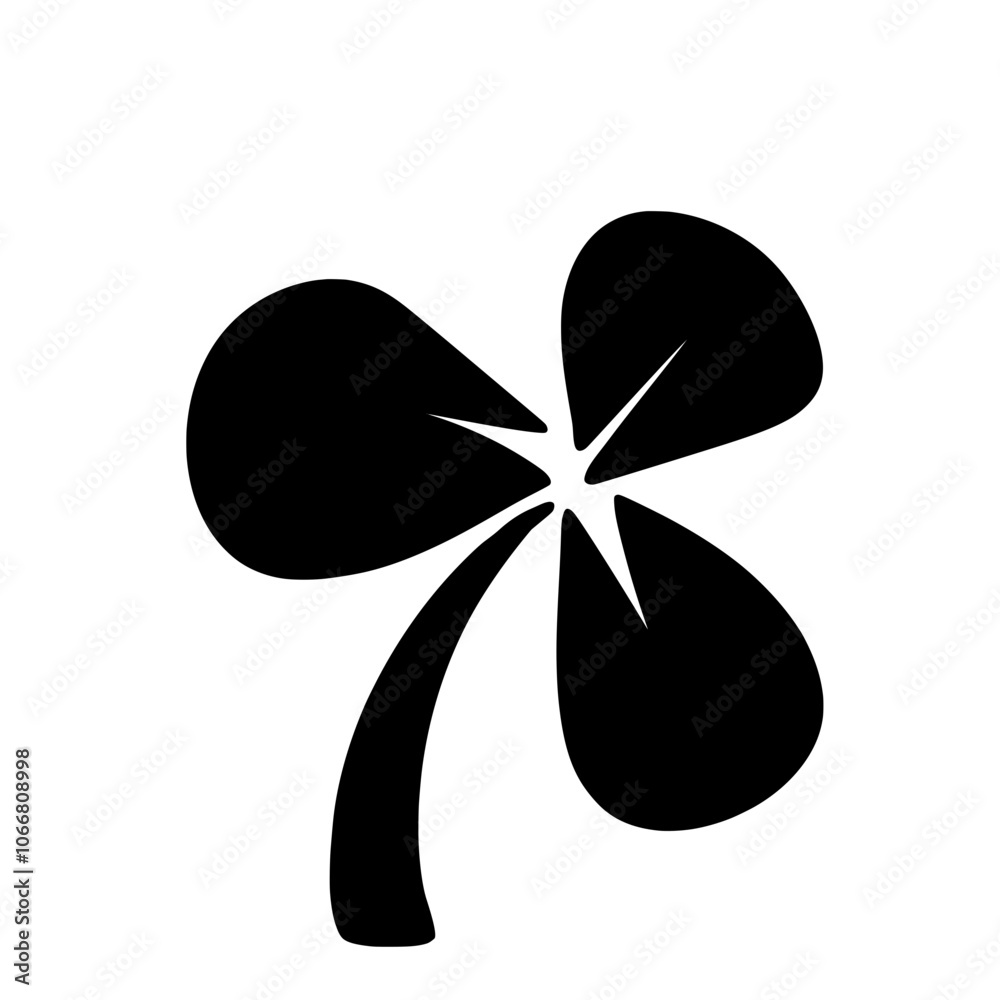 St. Patrick's Day. Retro Style Emblems leaf clover