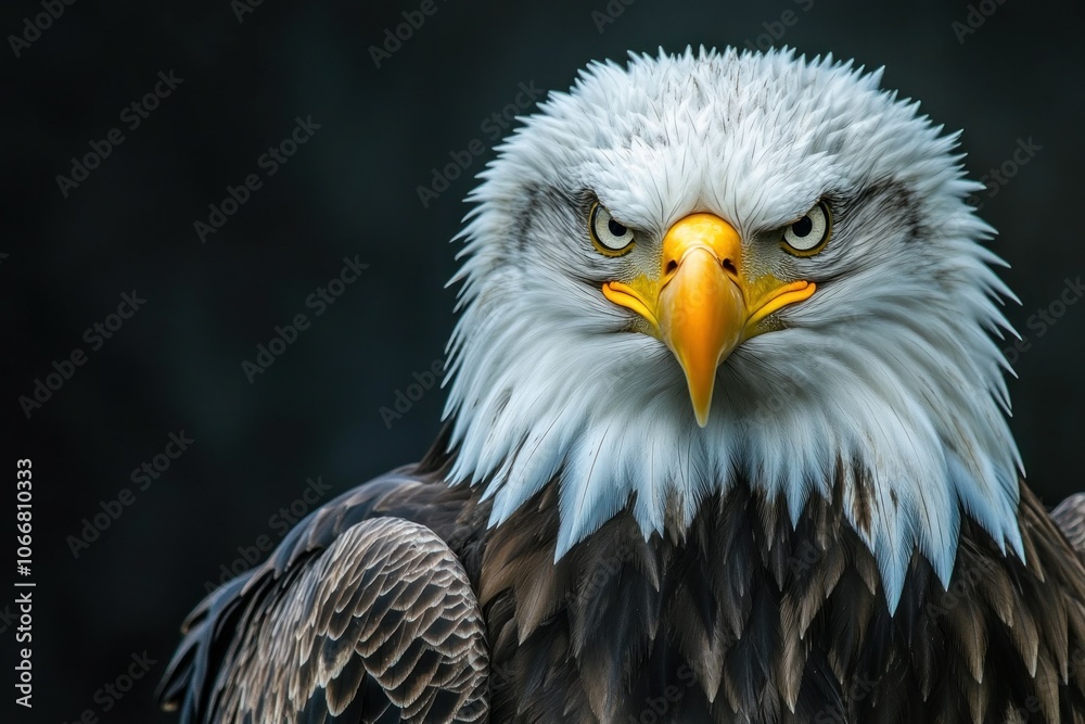 Bald Eagle, angry expression Bald Eagle, angry expression