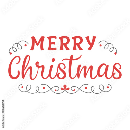 merry christmas lettering