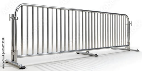 Wallpaper Mural metal crowd control barrier isolated Torontodigital.ca