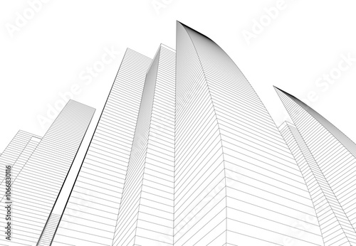 Architecture building. Design background vector illustration