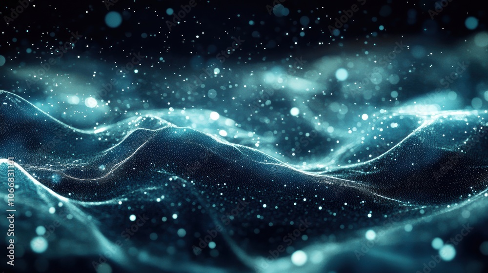 Abstract Blue Glow. Abstract Blue Glow.