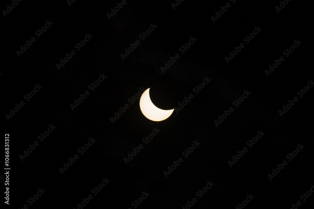 Partial solar eclipse, as viewed from Surabaya, Indonesia. Partial solar eclipse, as viewed from Surabaya, Indonesia.