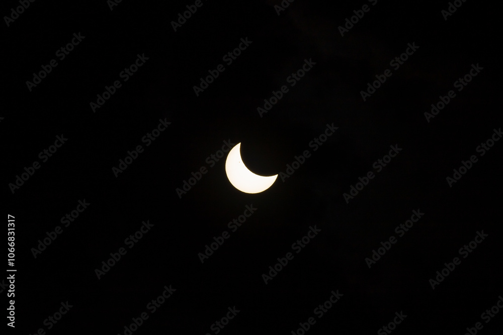 Partial solar eclipse, as viewed from Surabaya, Indonesia. Partial solar eclipse, as viewed from Surabaya, Indonesia.