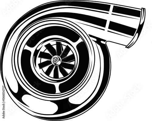 Logo design for turbo engine