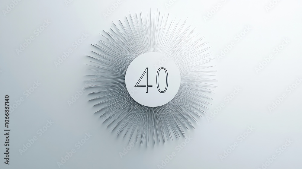 A minimalist interpretation of the amazing number 40 concept A minimalist interpretation of the amazing number 40 concept