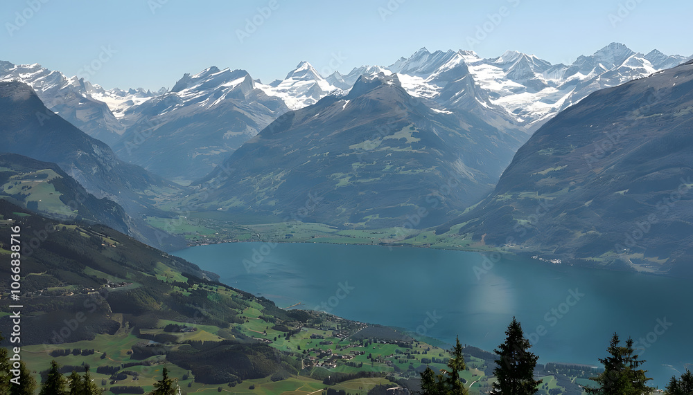 Serene View of Bavarian Alps