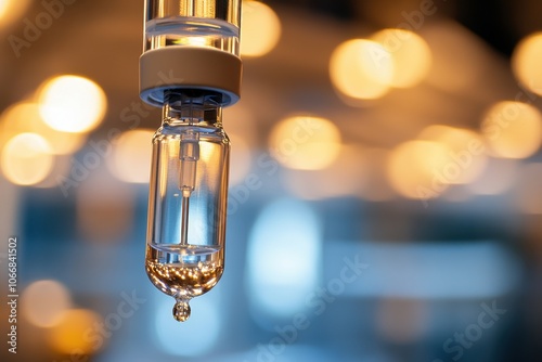 Wallpaper Mural Close-up of a glass dropper with liquid dripping. This image is perfect for illustrating articles about science, technology, or medicine. Torontodigital.ca