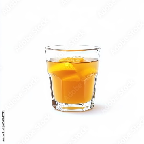 Wallpaper Mural Healthy orange juice, isolated from other beverages. Torontodigital.ca