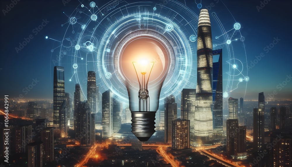 Light technology lightbulb lighting. Light technology lightbulb lighting.