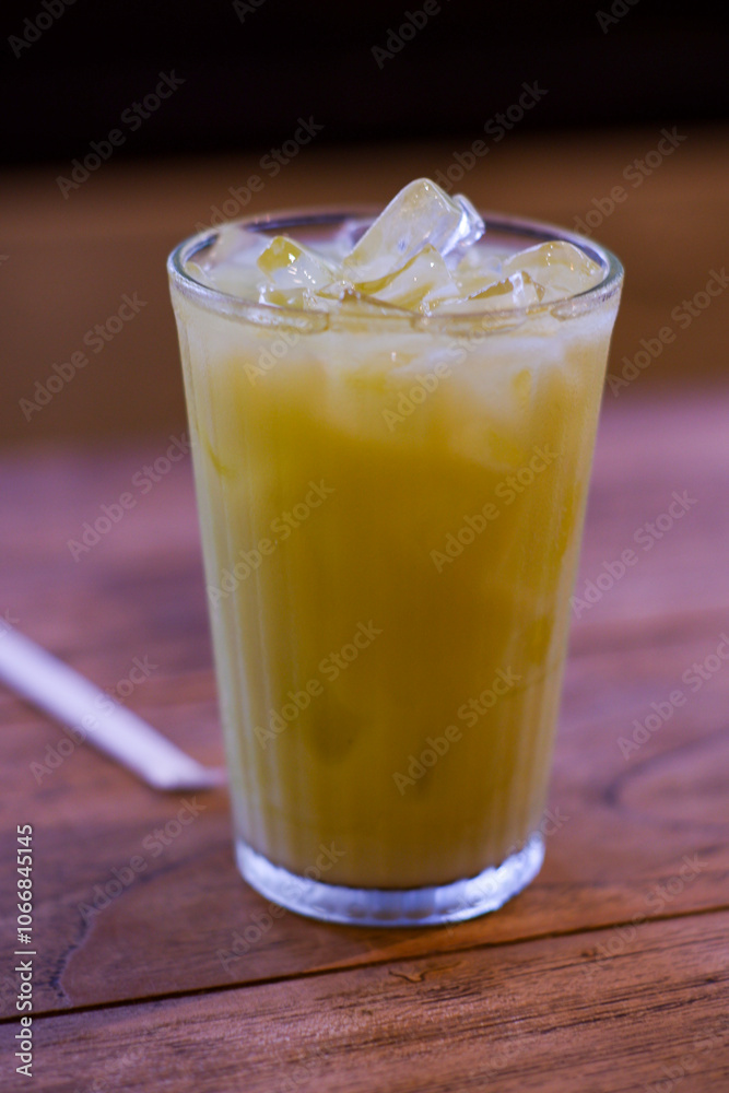 Fototapeta premium Fruit smoothie in a glass