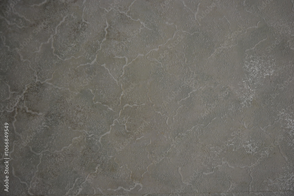 Repairs, construction works. Beautiful grey silver paper wallpaper pasted on the wall. Repairs, construction works. Beautiful grey silver paper wallpaper pasted on the wall.
