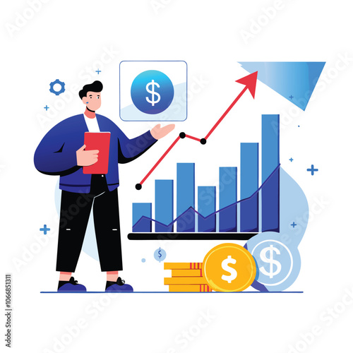  investment stock market volatility financial illustration