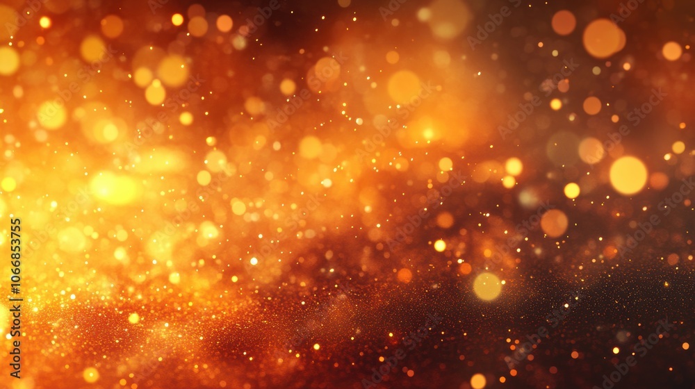Golden Bokeh Lights. Golden Bokeh Lights.