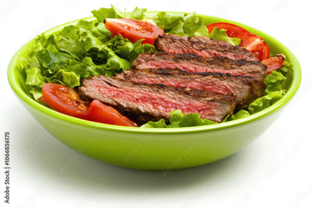 Grilled Steak Salad with Fresh Vegetables Grilled Steak Salad with Fresh Vegetables