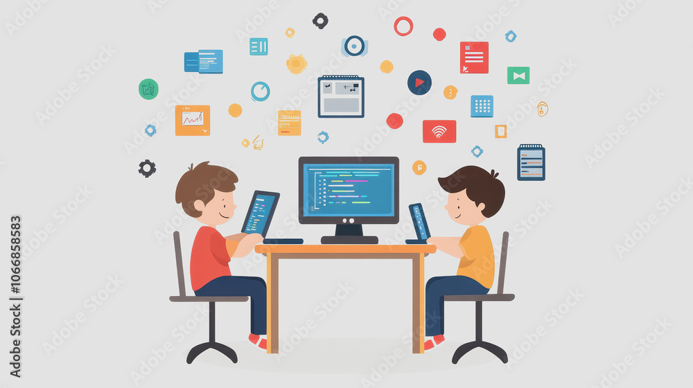 Kids Engaged in Learning with Technology and Coding Kids Engaged in Learning with Technology and Coding