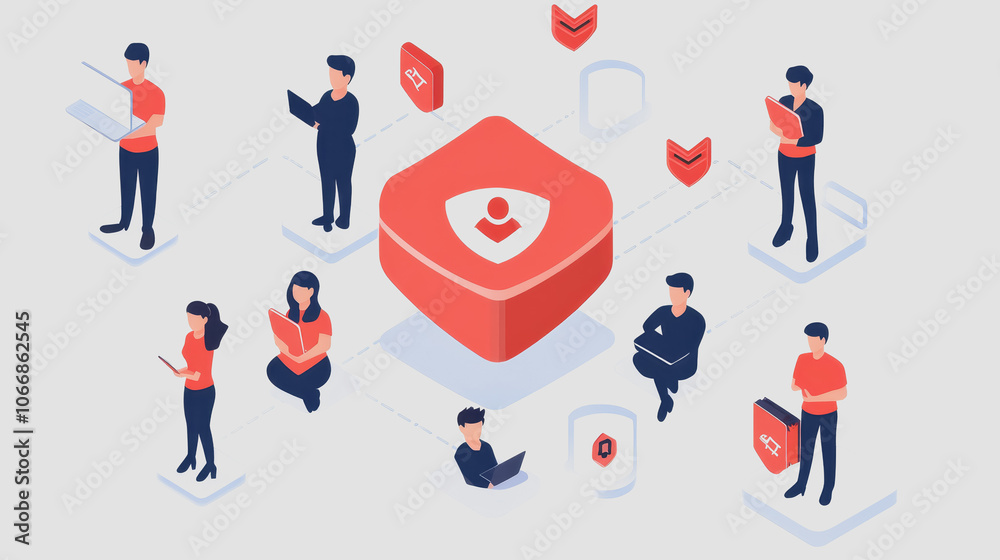 custom made wallpaper toronto digitalCybersecurity Experts Conduct Penetration Test Illustration