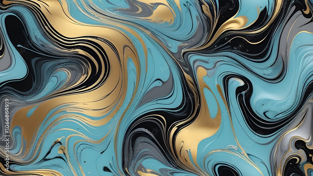 Seamless marble effect surface pattern design for print. Ebru marbling handmade art.. AI generated image, ai Seamless marble effect surface pattern design for print. Ebru marbling handmade art.. AI generated image, ai