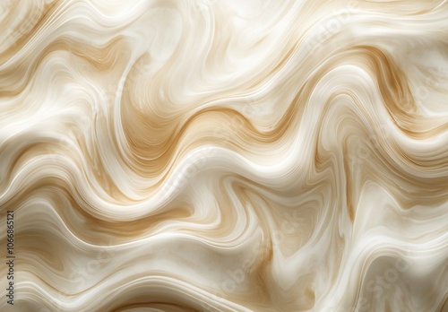 A wave-like pattern in a tan color