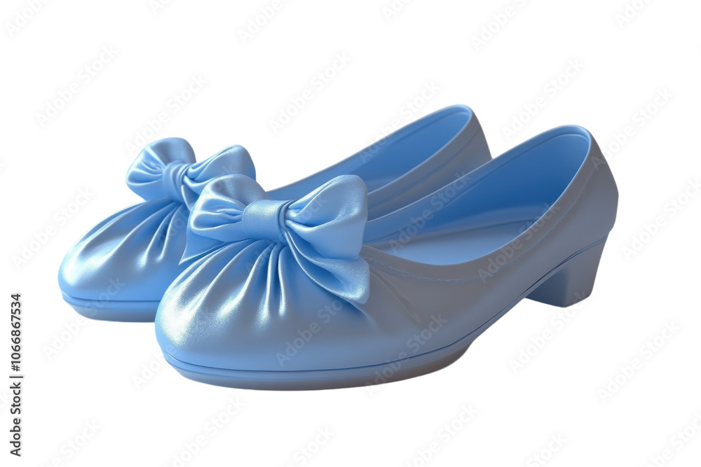 Elegant blue shoes with bows showcasing a stylish design perfect for special occasions Elegant blue shoes with bows showcasing a stylish design perfect for special occasions