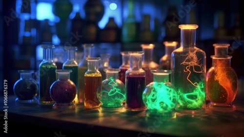 Glowing Potions in a Dark Laboratory