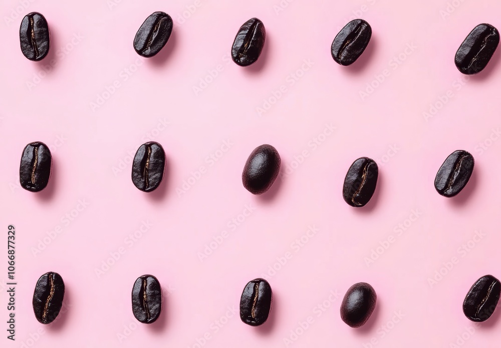 Coffee Beans Pattern. Coffee Beans Pattern.