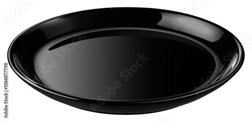 Explore the elegance of a black plate a perfect addition to your dining experience transparent background