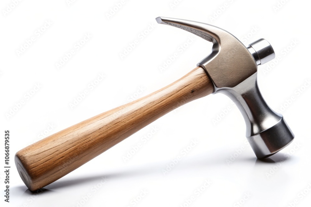 Hammer Isolated on Pure White Background for Stock Photography - Perfect for DIY, Construction, and Tool-Related Projects with Clipping Path Included Hammer Isolated on Pure White Background for Stock Photography - Perfect for DIY, Construction, and Tool-Related Projects with Clipping Path Included