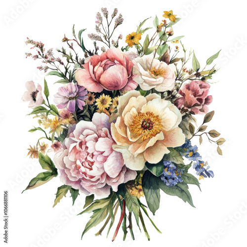 Beautiful floral arrangement with assorted blooms