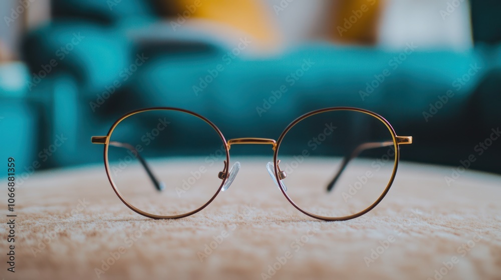 Round Glasses on a Soft Surface Round Glasses on a Soft Surface