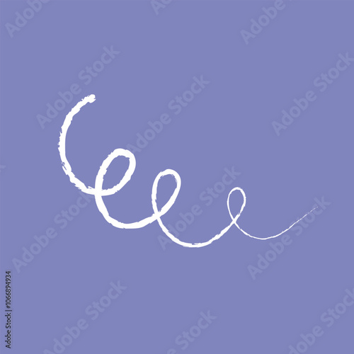 Vector line shape. Decorative line
