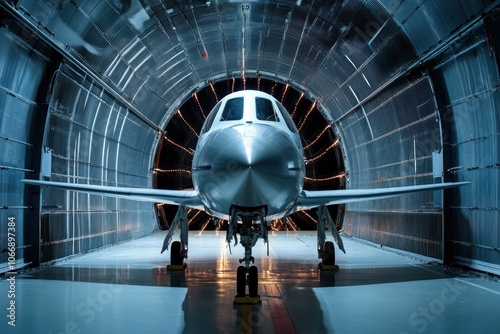 Aerospace showcasing wind tunnel tests, prototype models, and aviation technology