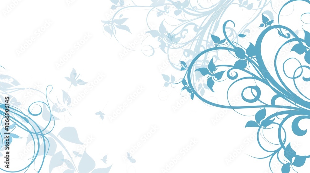 Light blue hand drawn border background presents a serene and artistic view. A charming display of soft color and creativity Light blue hand drawn border background presents a serene and artistic view. A charming display of soft color and creativity