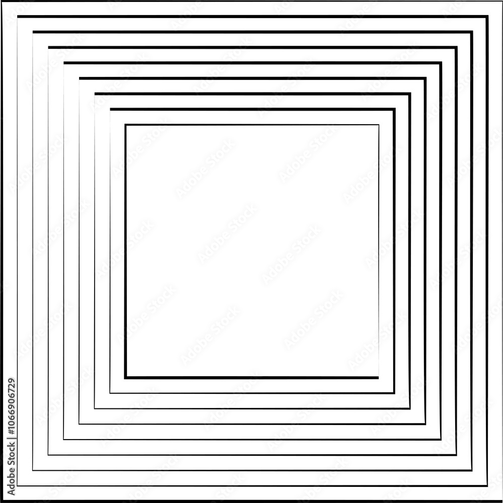 Square dynamic shapes. Graphic design elements Square dynamic shapes. Graphic design elements