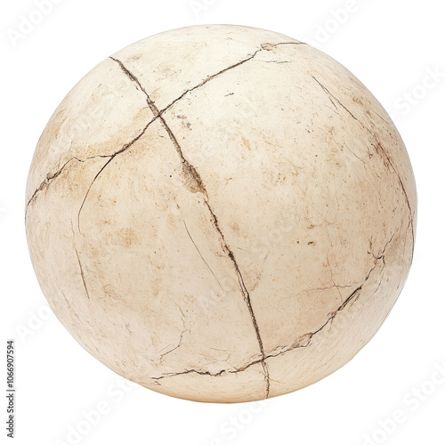 Ancient stone spherical artifact photo