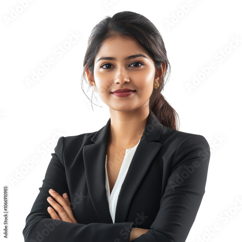 Confident woman in business portrait