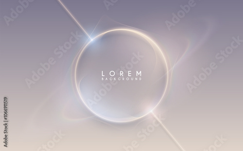 Abstract circle soft light lines background